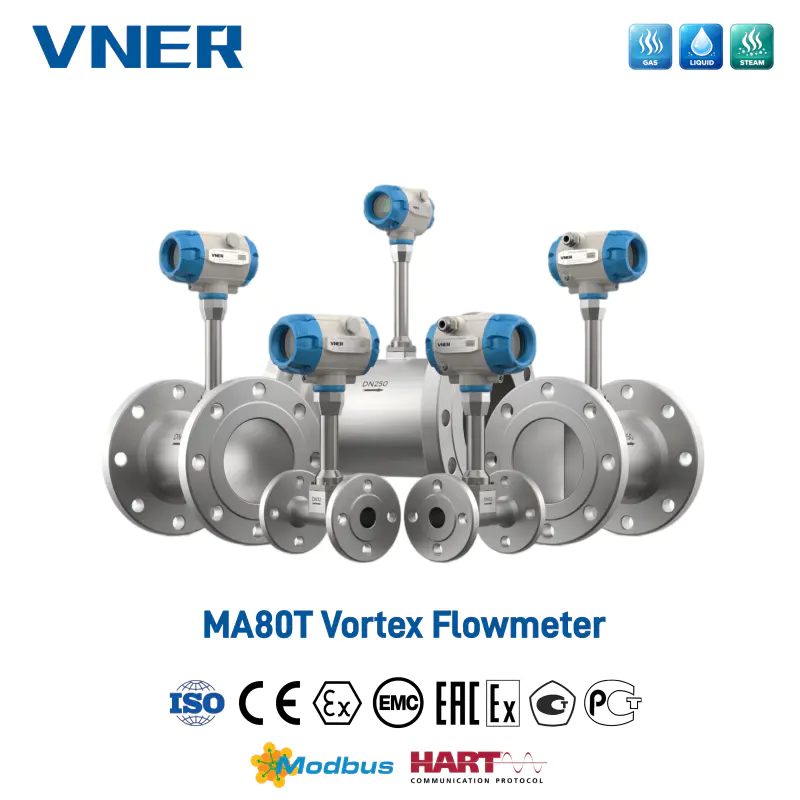 Pengukur Aliran Vortex Seri MA80T