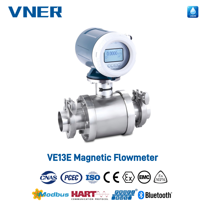 VE13 Pengukur Aliran Elektromagnetik Higienis