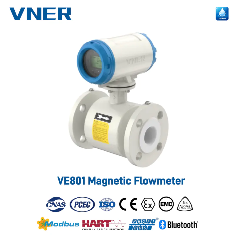 VE801 Pengukur Aliran Elektromagnetik Tujuan Umum